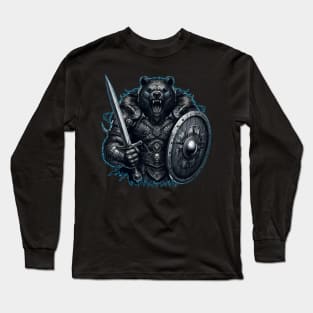 Bear Berserker Norse Mythology Viking Warrior Long Sleeve T-Shirt